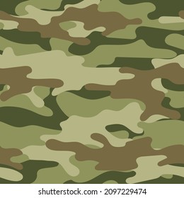 green modern army vector camouflage print, seamless pattern for clothing headband or print.		
