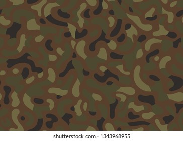 green modern camouflage seamless pattern. vector background illustration for web, fashion, surface design