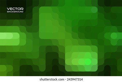 Green modern geometrical abstract background