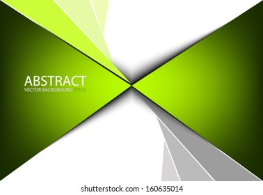 Green modern graphic background and grey line for text and message design on modern web template for artwork