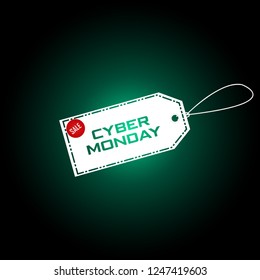 Green monday sale design template. vector eps 10