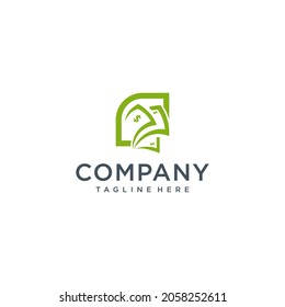 Green money logo template collection
