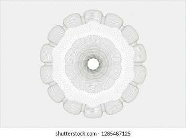 Green money style emblem or rosette