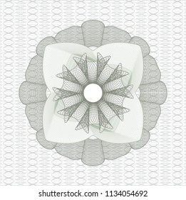 Green money style rosette