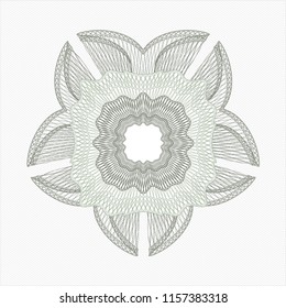 Green money style rosette