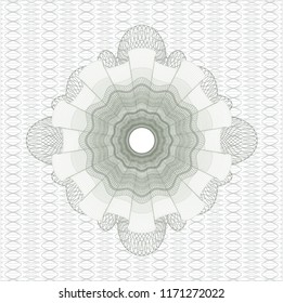 Green money style rosette