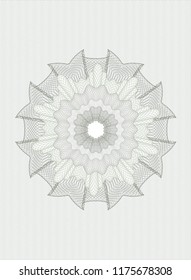 Green money style rosette