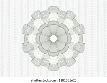 Green money style rosette