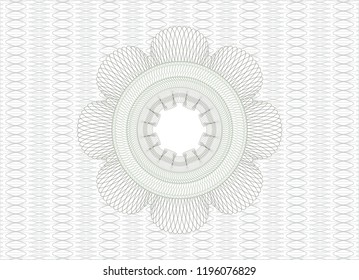 Green money style rosette