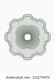 Green money style rosette