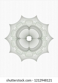 Green money style rosette