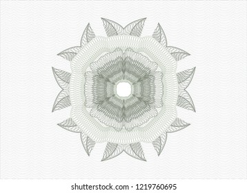 Green money style rosette