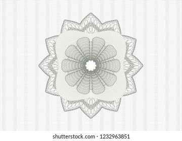 Green money style rosette