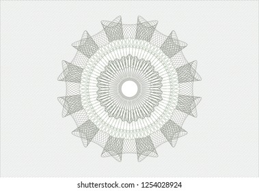 Green money style rosette