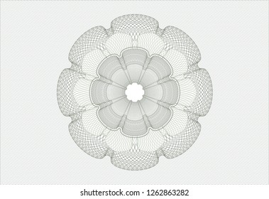 Green money style rosette