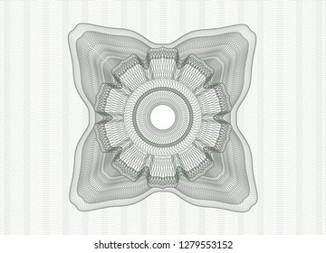 Green money style rosette