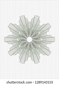 Green money style rosette
