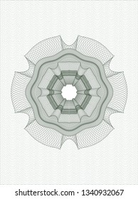 Green money style rosette