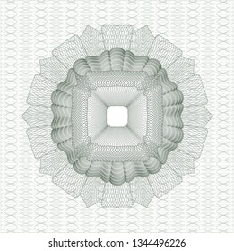 Green money style rosette