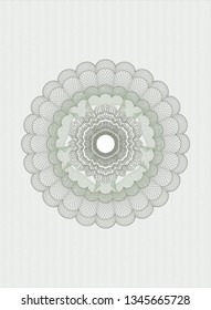 Green money style rosette