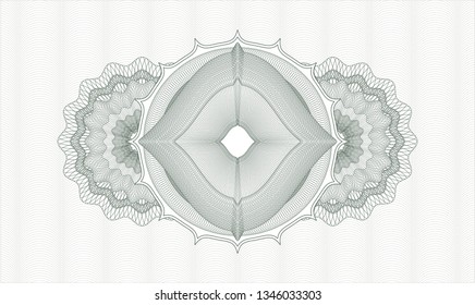 Green money style rosette