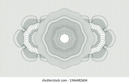 Green money style rosette