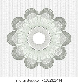 Green money style rosette