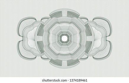 Green money style rosette