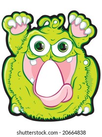 Green Monster Stock Vector (Royalty Free) 20664838 | Shutterstock