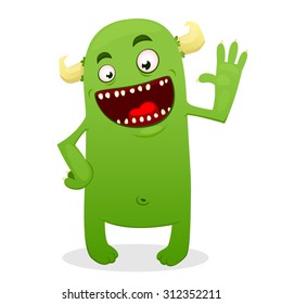Green monster, Illustration