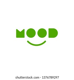 Green Mood Logo. Green G Lettering Icon