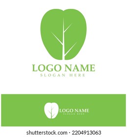 logotipo de hoja de moringa verde, para ingredientes de hierbas, cultivo de moringa, salud, industria de la medicina, belleza, terapia, diseño de concepto ilustración vectorial plantilla de icono con concepto moderno