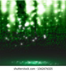 green mosaic abstract background
