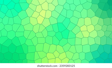 Fondo abstracto del mosaico verde. Textura editable de la piel de Reptile. Lizard, lagarto o patrón de cuero de cocodrilo