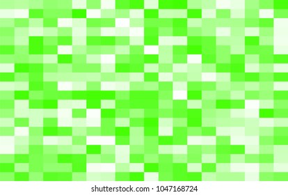 Green mosaic background