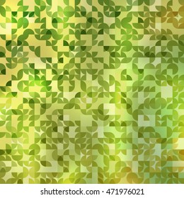 Green mosaic background
