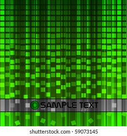 Green Mosaic Background