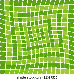 Fondo de mosaico verde. Ilustración del vector