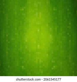 Green mosaic background. Vector illustration