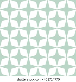 green mosaic moroccan zellige seamless. vector illustration