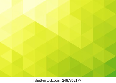 Green mosaic pixel background. Gradient abstract tile background. Artistic puzzle background.