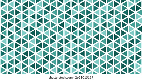 Padrão sem costura de mosaico verde. Fundo geométrico moderno com sensação náutica ou aquática para maiôs, decoração de banheiro ou marca para empresas costeiras