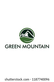 Green Mountain Logo Stock Vector (Royalty Free) 1187740096 | Shutterstock