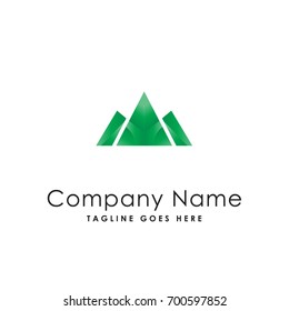 green mountain logo template
