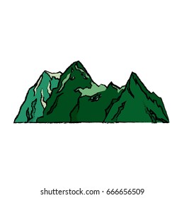 green mountain natural landscape flora image