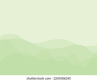green mountain scenery background illustration