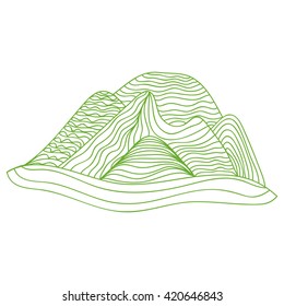 Green mountains 