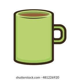 green  mug coffee
