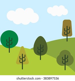 Green and Natural Background. Fresh concept, Go Green campaign poster