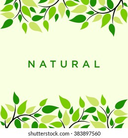 Fondo Verde y Natural. Nuevo concepto, afiche de campaña Vamos Verde